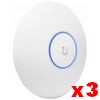 Ubiquiti UAP-AC-PRO-3, UniFi AP, AC PRO, 3-Pack, Without PoE