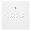 WS-EU3-RFW-N, Tuya Touch Wall Switch WiFi+RF433 - 3 gang, with Neutral