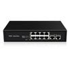 10-Port (8+2) 802.3af/at 96W PoE 10/100 Switch