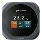 MikroTik IAQM-THC2V-G, LAIRÉ Lite Multifunctional air quality sensor, grey