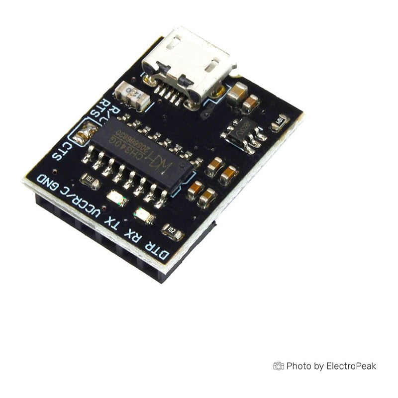 WEMOS CH340G USB to TTL module — image 2 of 5