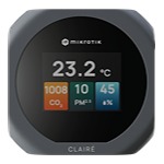 MikroTik IAQM-THC2PV-G, CLAIRÉ Lite Multifunctional air quality sensor, grey