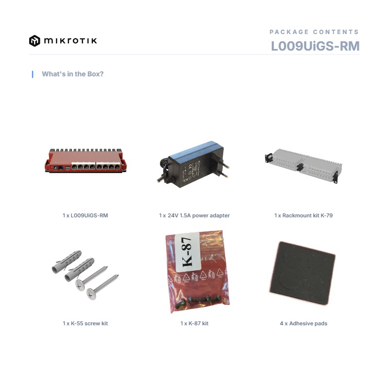 MikroTik RouterBOARD L009UiGS-RM — εικόνα 5 από 5