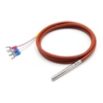 PT-1000-1-3P, PT-1000 Temperature Sensor, 3 Prongs - Silicon 1m