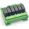 6-Channel OMRON Relay Module 12VDC DIN Rail Mount - NPN