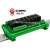 8-Channel OMRON Relay Module 12VDC DIN Rail Mount - NPN