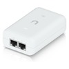 Ubiquiti U-PoE+, PoE Injector, 48V 30W, Gigabit, White EU