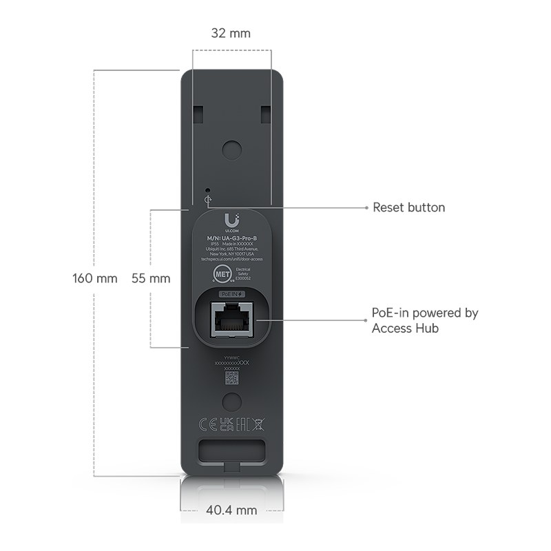 Ubiquiti UA-G3-Pro-B, UniFi Access Reader G3 Pro — image 3 of 5