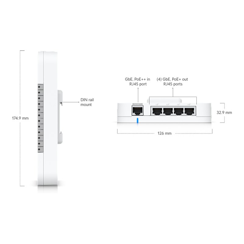 Ubiquiti UA-Hub-Door, Κέντρο Πρόσβασης Πόρτας UniFi — εικόνα 3 από 5