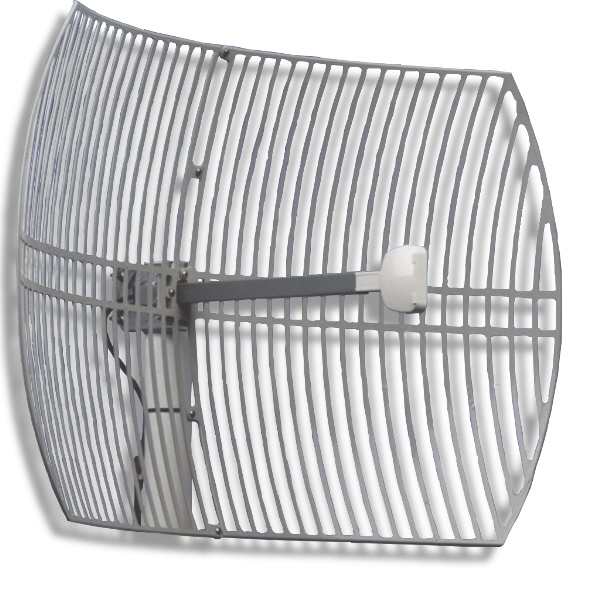 2.4GHz 24dBi Die Cast Grid N Male pigtail