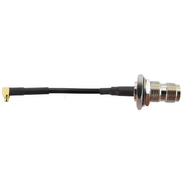 MMCX Right Angle to RP-TNC Bulkhead  25cm
