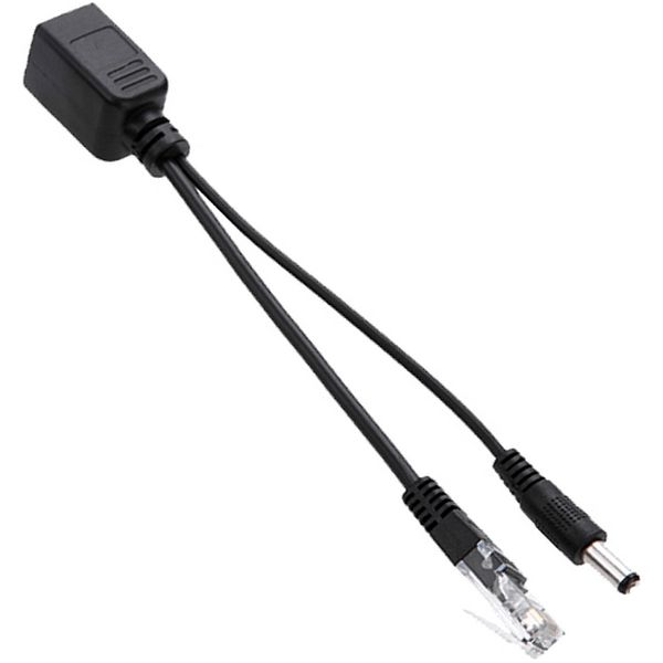 PoE 10/100 Passive Splitter cat5 Black