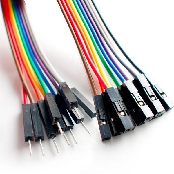 Dupont cable Male to Female, 20cm 20 pcs