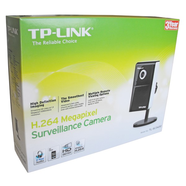Image result for TP-LINK H.264 Megapixel Surveillance IP Camera TL-SC3430
