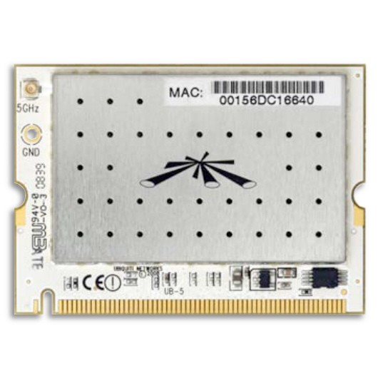 UB5 23dBm 5GHz mPCI Radio w/ ESD/EMP Protection