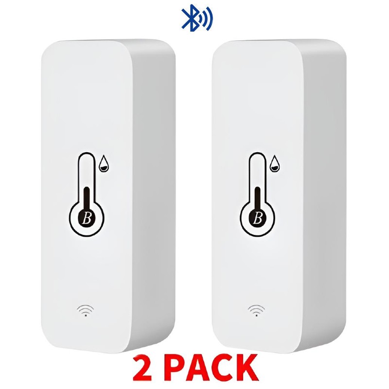 BTΗ01,  Bluetooth / BLE Temperature and Humidity Sensor - 2-Pack — image 1 of 5