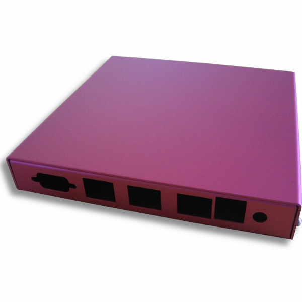 3 x LAN, 1 x USB Case Indoor Red for ALIX