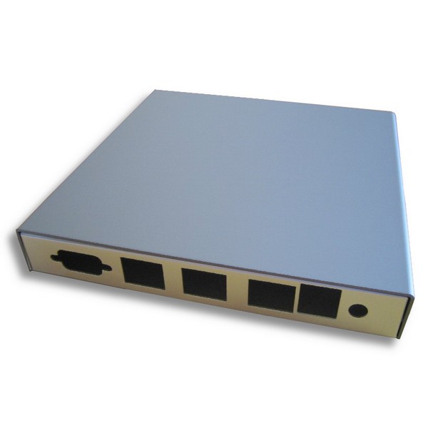 3 x LAN, 1 x USB Case Indoor Aluminum for ALIX