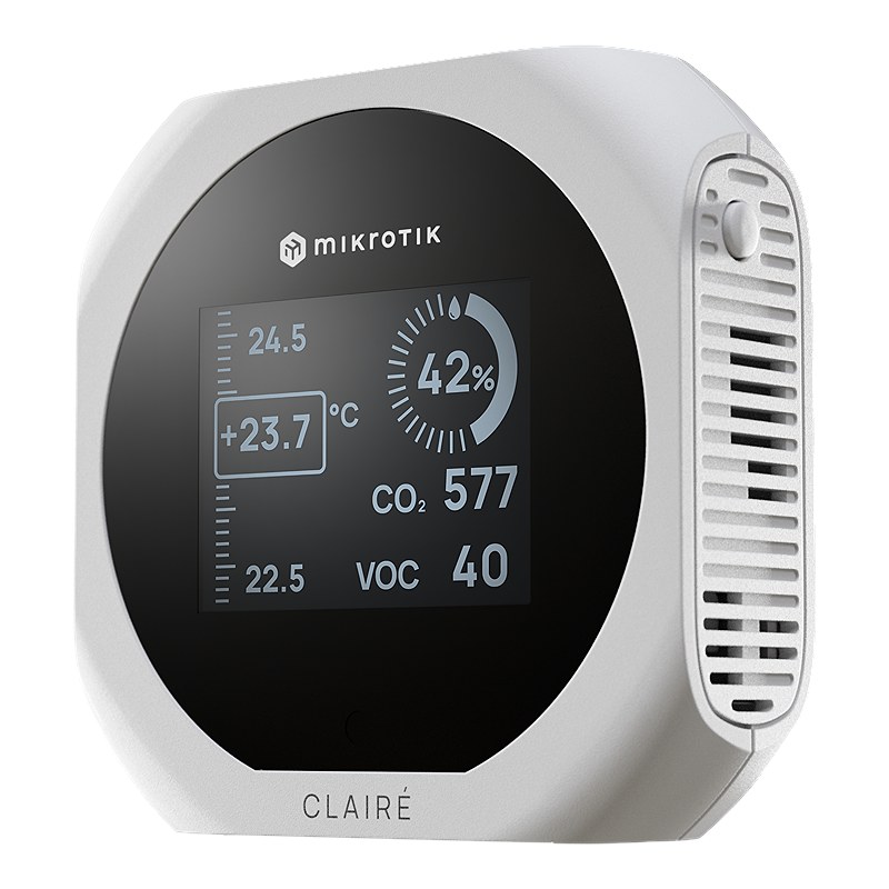 MikroTik IAQM-THC2V-W, LAIRÉ Lite Multifunctional air quality sensor, white — image 2 of 4