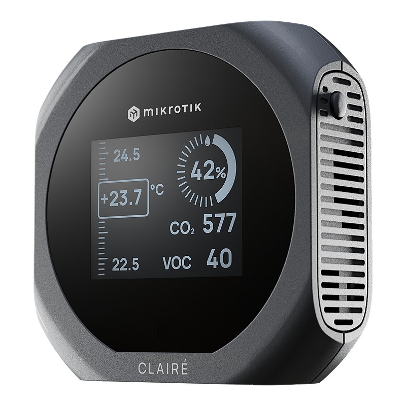 MikroTik IAQM-THC2V-G, LAIRÉ Lite Multifunctional air quality sensor, grey — image 2 of 4