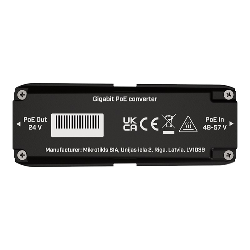MikroTik GPOE-CON-mini, Gigabit converer from 802.3af/at/48V to 24V passive PoE — image 3 of 4