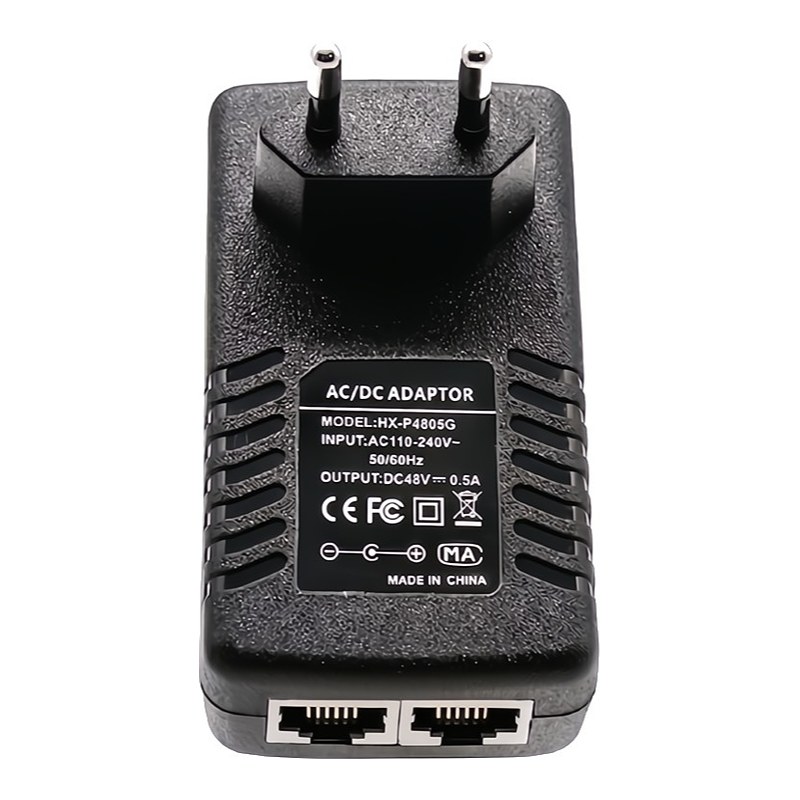 HX-PA4805G, 48v 24W Gigabit Power Supply PoE Injector - Wallplug — image 3 of 5