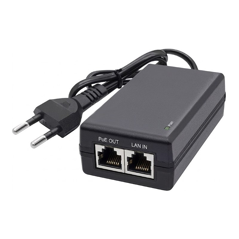 HX-P4805GD, 48v 24W Gigabit Power Supply PoE Injector - Desktop