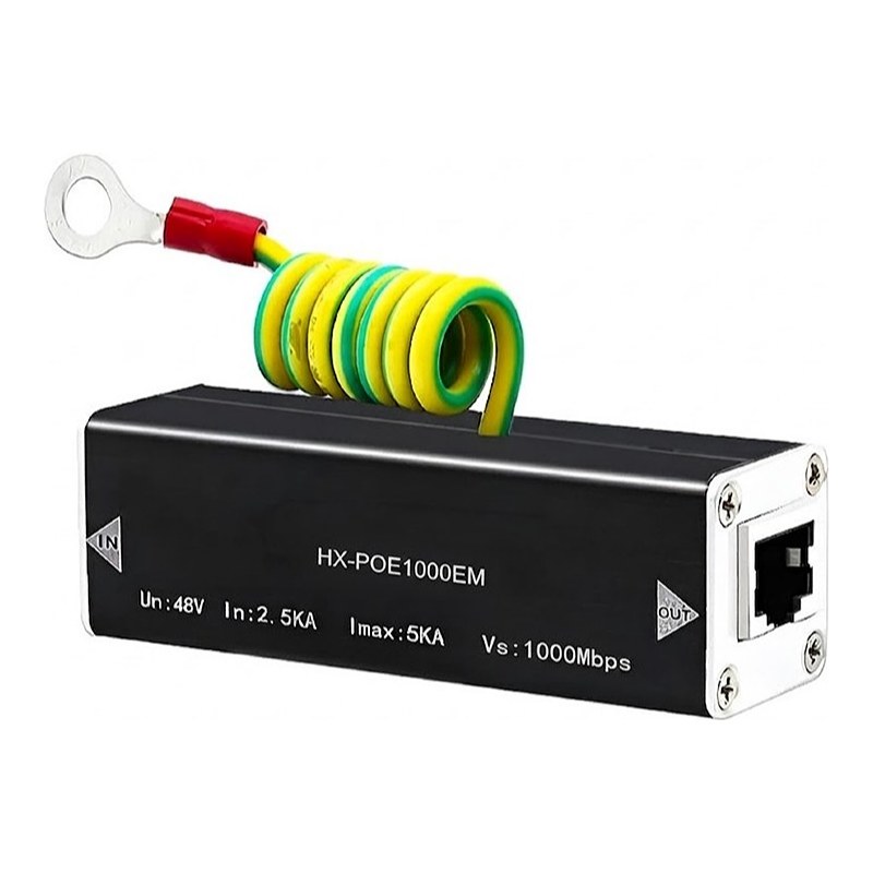 HX-POE1000EM, Gigabit Ethernet Surge Protector PoE — image 1 of 5