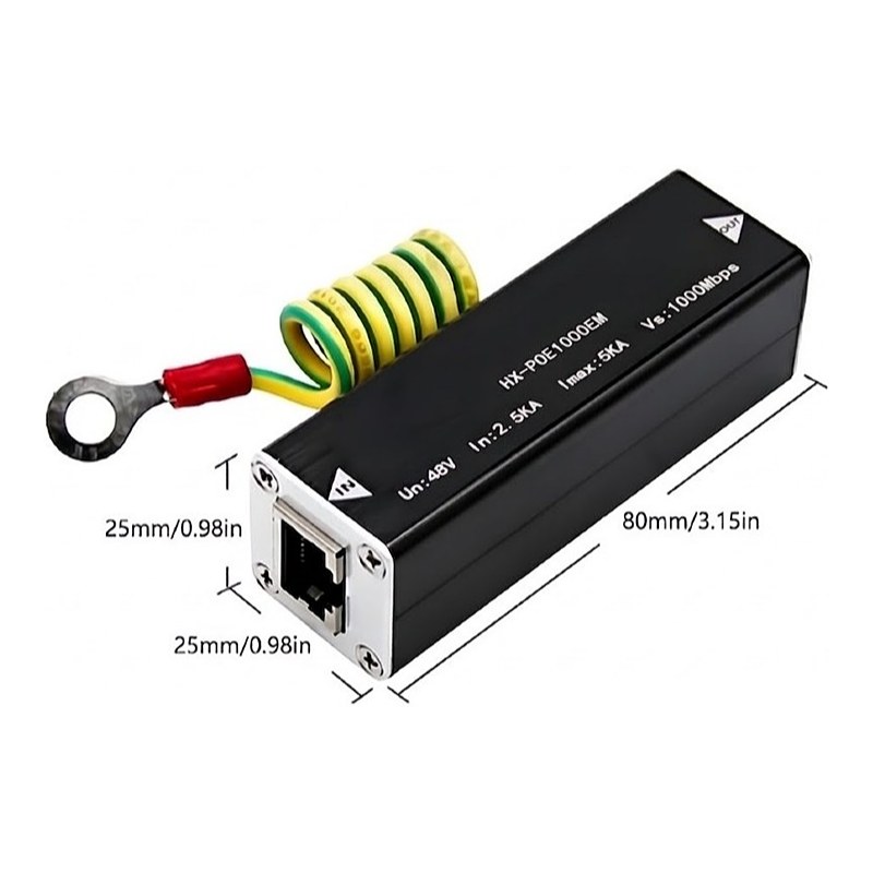 HX-POE1000EM, Gigabit Ethernet Surge Protector PoE — image 5 of 5