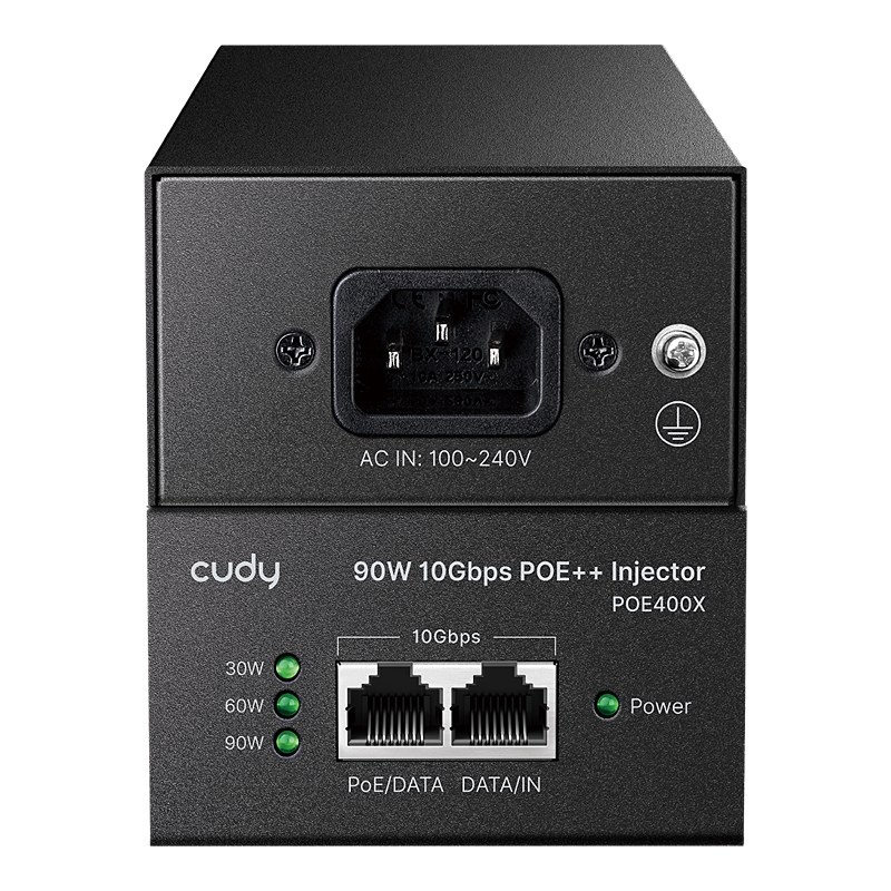 Cudy POE400X, 10G PoE injector, 802.3af/at/bt, 90W — image 2 of 4