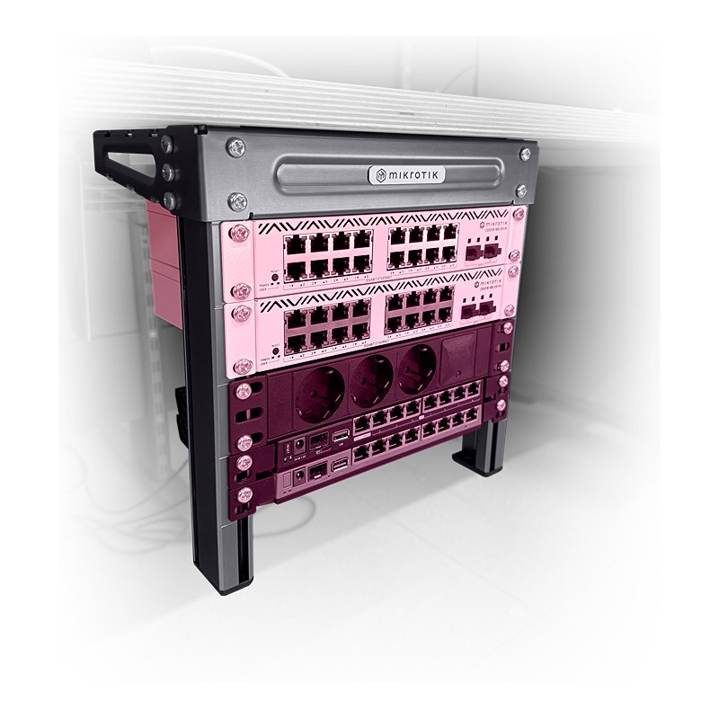 MikroTik SR-5U-mini, SolidRACK 5 mini, 10" desktop rack, 5U — image 2 of 5