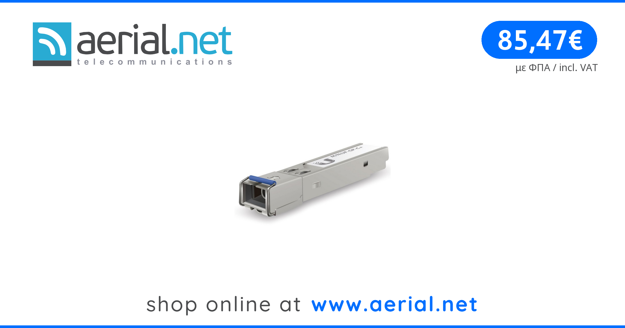 Ubiquiti UF-GP-C+ - U Fiber GPON OLT, Class C+ SFP Module | Aerial.net